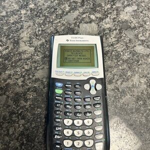 Texas Instruments TI-84 Plus Black and Gray Calculator